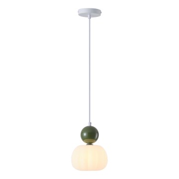 Lampadario a sospensione con filo 1xG9/7W/230V bianco/verde