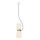 Lampadario a sospensione con filo ABEL 2xE27/11W/230V diametro 13 cm color crema