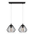 Lampadario a sospensione con filo AGAT 2xE27/15W/230V