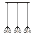 Lampadario a sospensione con filo AGAT 3xE27/15W/230V
