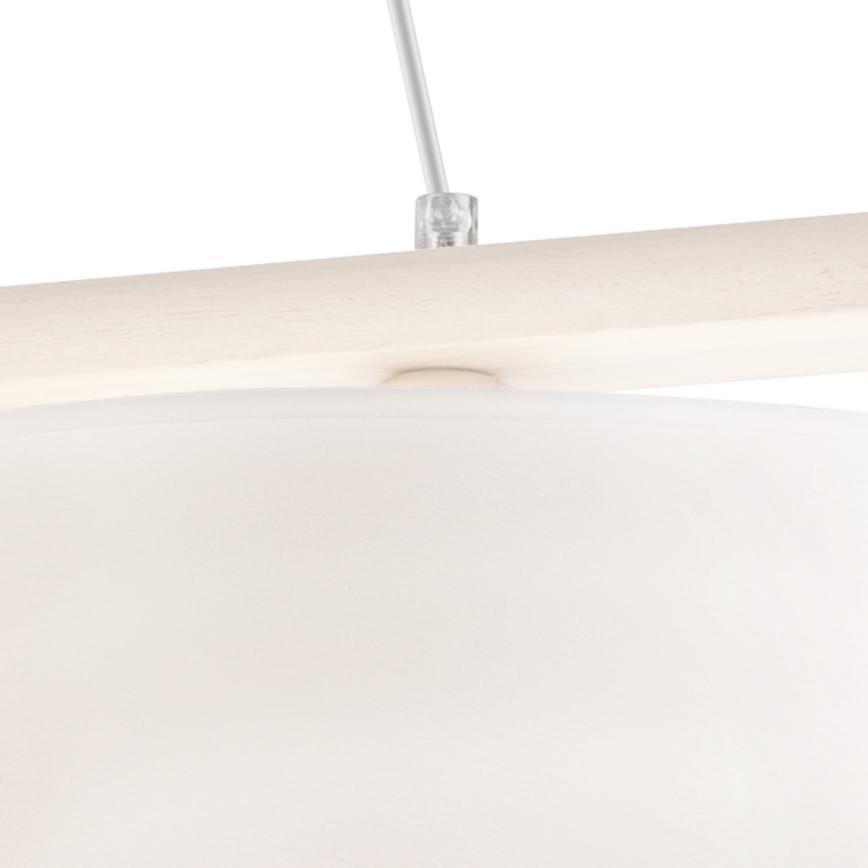 Lampadario a sospensione con filo AIDA 2xE27/60W/230V quercia