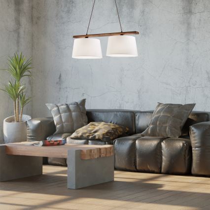 Lampadario a sospensione con filo AIDA 2xE27/60W/230V