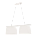 Lampadario a sospensione con filo AIDA 2xE27/60W/230V quercia