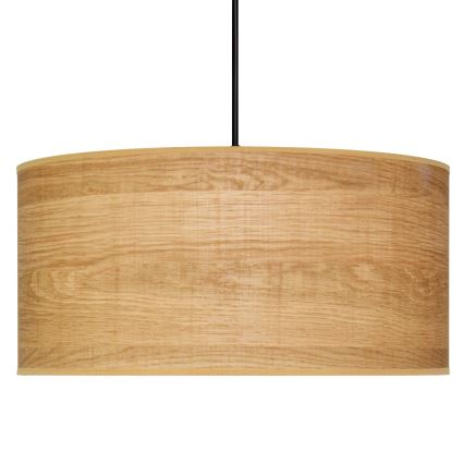 Lampadario a sospensione con filo ALBA 1xE27/15W/230V diametro 40 cm marrone/nero