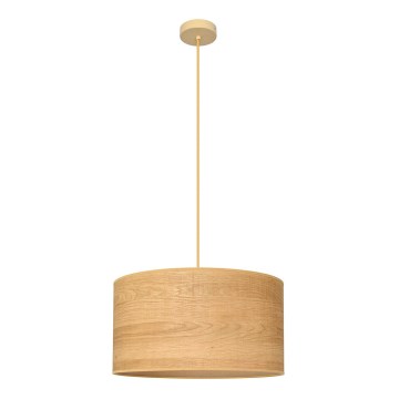 Lampadario a sospensione con filo ALBA 1xE27/15W/230V diametro 45 cm marrone
