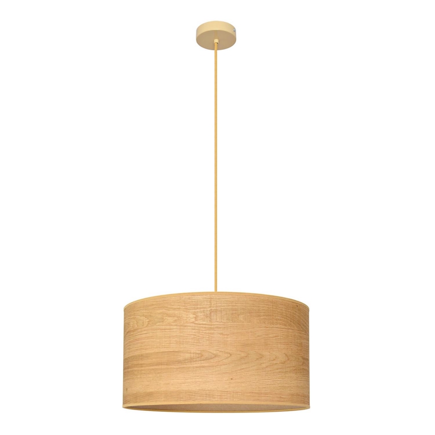 Lampadario a sospensione con filo ALBA 1xE27/15W/230V diametro 45 cm marrone