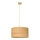 Lampadario a sospensione con filo ALBA 1xE27/15W/230V diametro 45 cm marrone