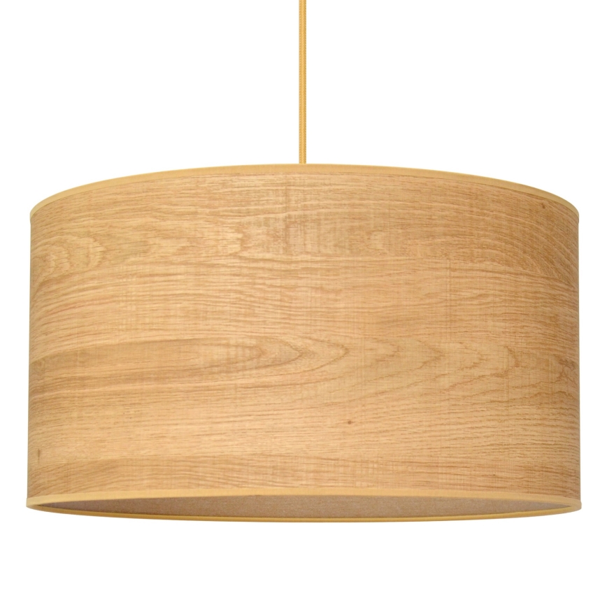 Lampadario a sospensione con filo ALBA 1xE27/15W/230V diametro 45 cm marrone