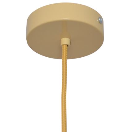 Lampadario a sospensione con filo ALBA 1xE27/15W/230V diametro 45 cm marrone