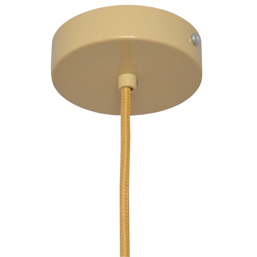 Lampadario a sospensione con filo ALBA 1xE27/15W/230V diametro 45 cm marrone