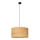 Lampadario a sospensione con filo ALBA 1xE27/15W/230V diametro 45 cm marrone/nero