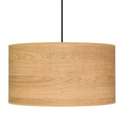 Lampadario a sospensione con filo ALBA 1xE27/15W/230V diametro 45 cm marrone/nero