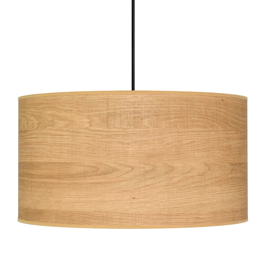 Lampadario a sospensione con filo ALBA 1xE27/15W/230V diametro 45 cm marrone/nero
