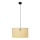Lampadario a sospensione con filo ALBA 1xE27/15W/230V diametro 45 cm rattan/nero