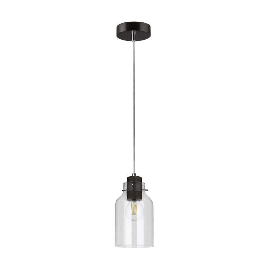 Lampadario a sospensione con filo ALESSANDRO 1xE27/60W/230V faggio