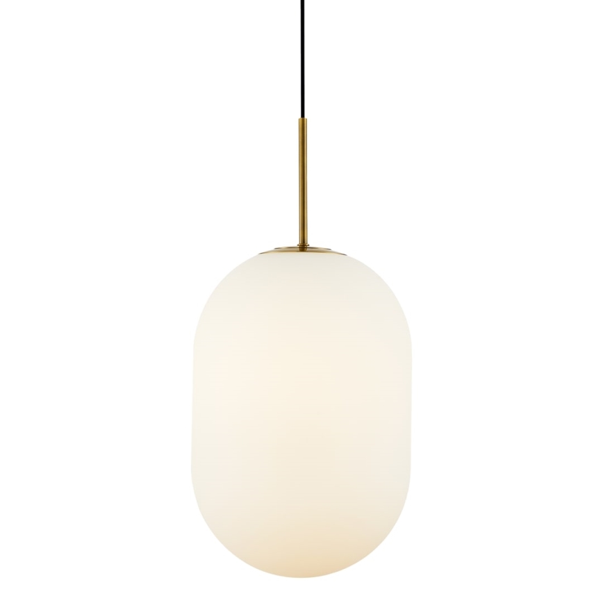 Lampadario a sospensione con filo ALIAS 1xE14/40W/230V diametro 24 cm oro