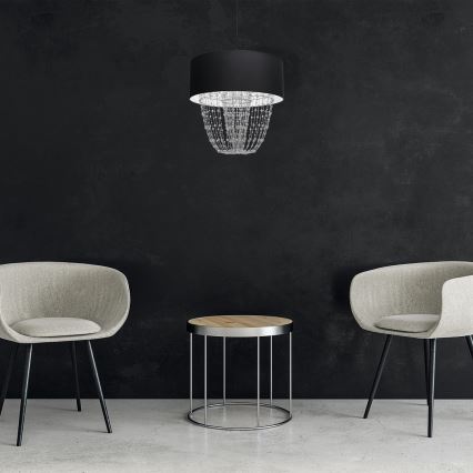 Lampadario a sospensione con filo ALMERIA 1xE27/60W/230V