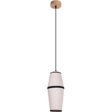 Lampadario a sospensione con filo AMIGO 1xE27/25W/230V quercia