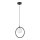 Lampadario a sospensione con filo AQUA 1xG9/12W/230V nero
