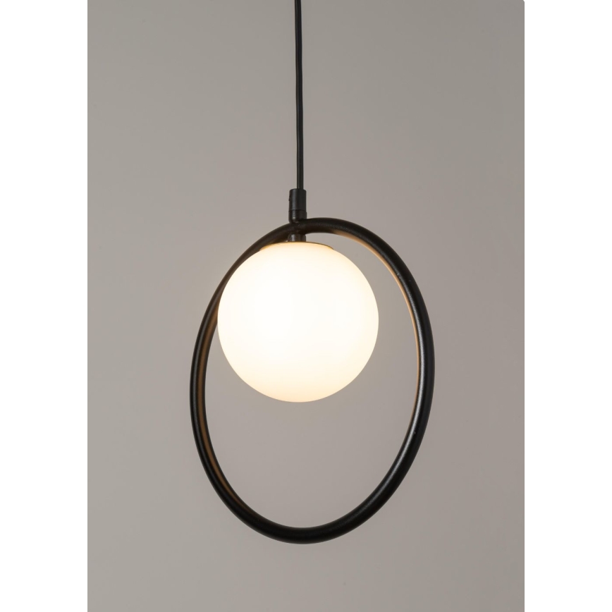 Lampadario a sospensione con filo AQUA 1xG9/12W/230V nero