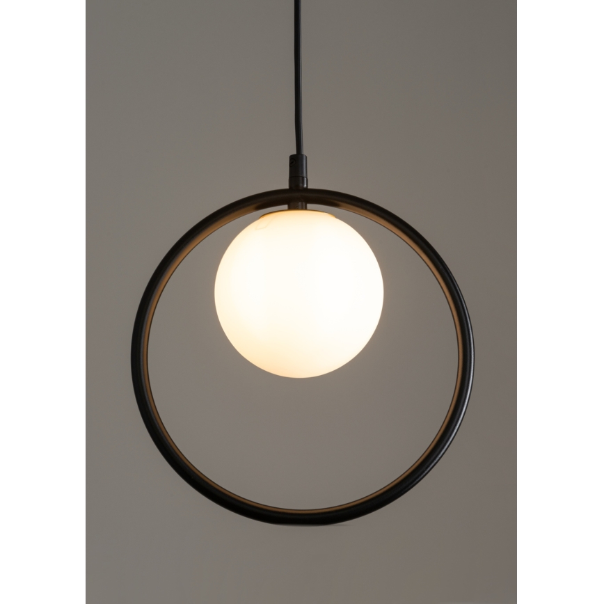 Lampadario a sospensione con filo AQUA 1xG9/12W/230V nero