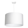 Lampadario a sospensione con filo ARDEN 1xE27/60W/230V diametro 40 cm bianco