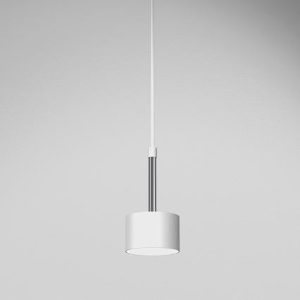 Lampadario a sospensione con filo ARENA 1xGX53/11W/230V bianco/cromo lucido