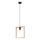 Lampadario a sospensione con filo ARIES 1xE27/15W/230V faggio/beige