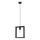 Lampadario a sospensione con filo ARIES 1xE27/15W/230V faggio/wenge