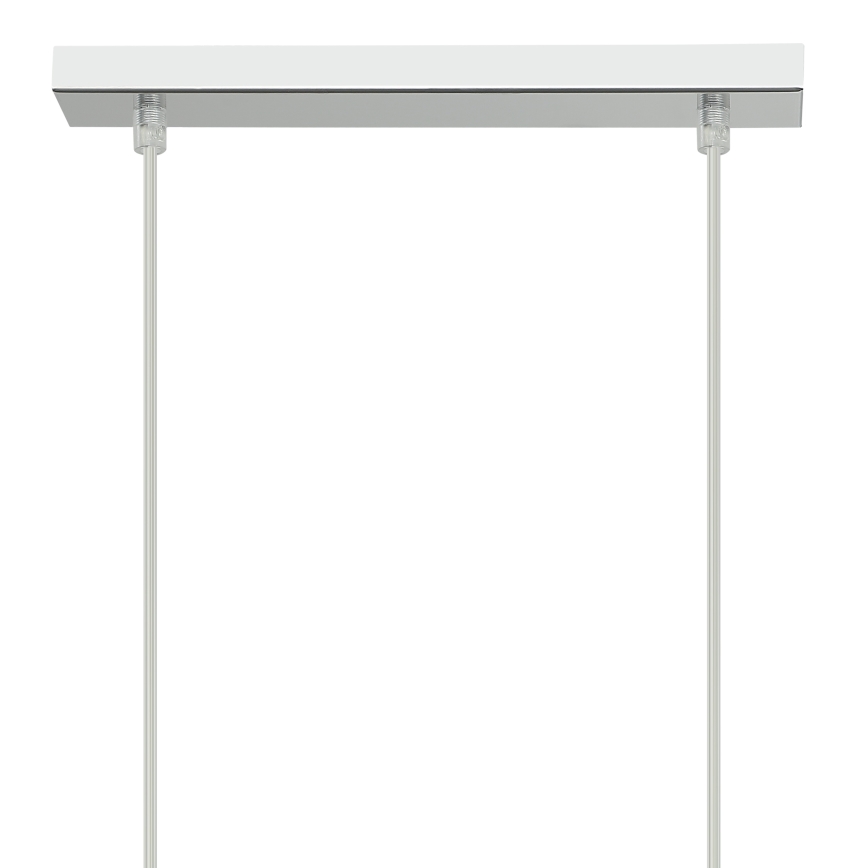 Lampadario a sospensione con filo ARMIN 2xGU10/10W/230V cromo lucido