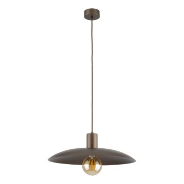 Lampadario a sospensione con filo ASTRA 1xE27/15W/230V diametro 41 cm marrone