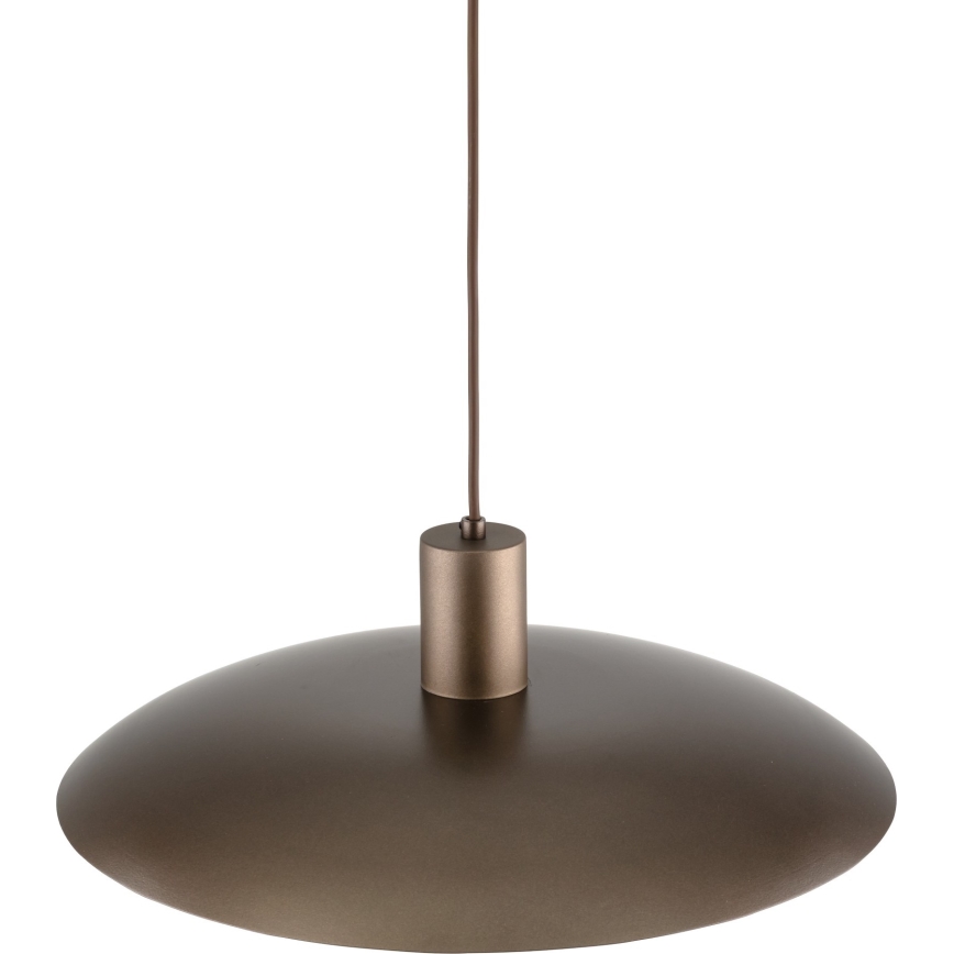Lampadario a sospensione con filo ASTRA 1xE27/15W/230V diametro 41 cm marrone