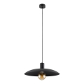 Lampadario a sospensione con filo ASTRA 1xE27/15W/230V diametro 41 cm nero