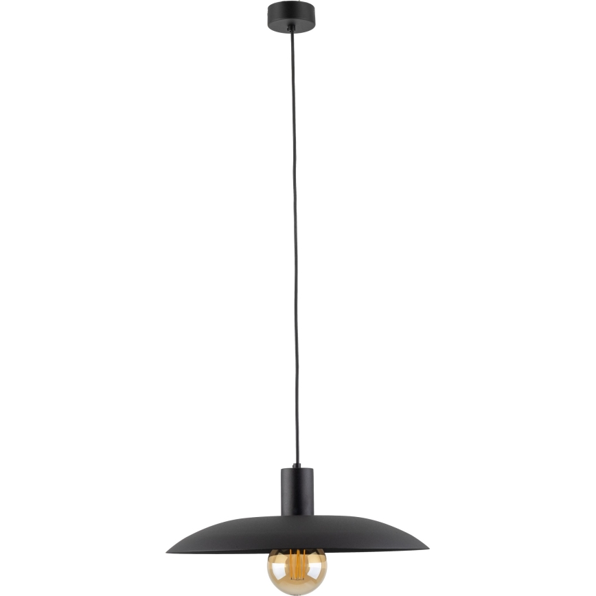 Lampadario a sospensione con filo ASTRA 1xE27/15W/230V diametro 41 cm nero