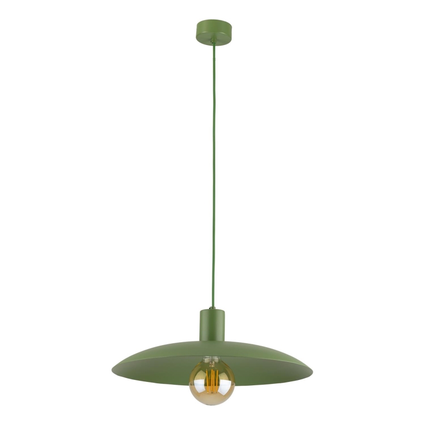 Lampadario a sospensione con filo ASTRA 1xE27/15W/230V diametro 41 cm verde