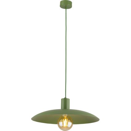 Lampadario a sospensione con filo ASTRA 1xE27/15W/230V diametro 41 cm verde