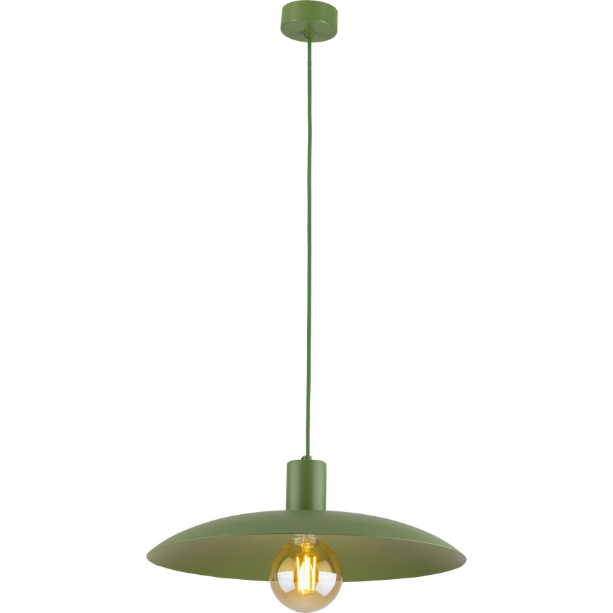 Lampadario a sospensione con filo ASTRA 1xE27/15W/230V diametro 41 cm verde
