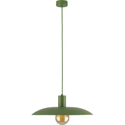 Lampadario a sospensione con filo ASTRA 1xE27/15W/230V diametro 41 cm verde