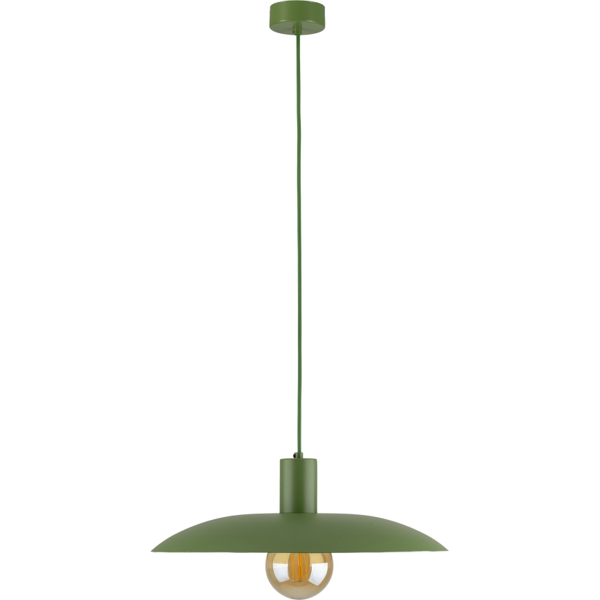 Lampadario a sospensione con filo ASTRA 1xE27/15W/230V diametro 41 cm verde