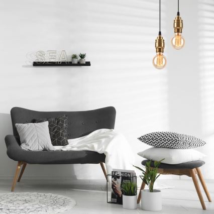 Lampadario a sospensione con filo ASTRA 1xE27/60W/230V