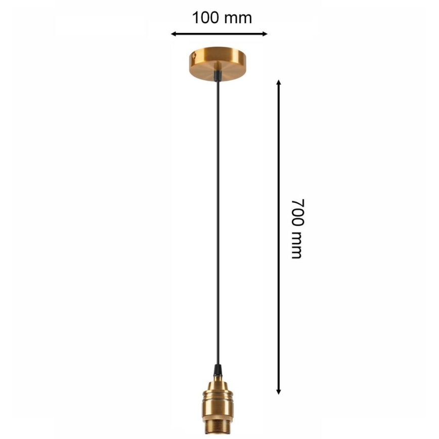 Lampadario a sospensione con filo ASTRA 1xE27/60W/230V