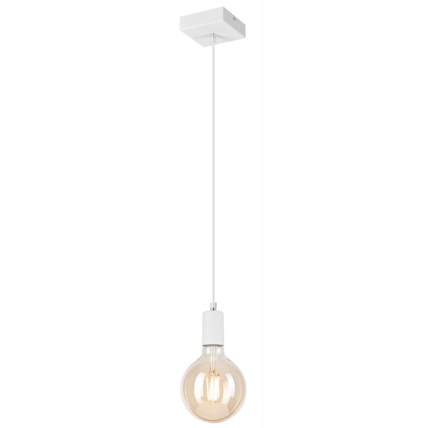 Lampadario a sospensione con filo ASTRID 1xE27/60W/230V bianco