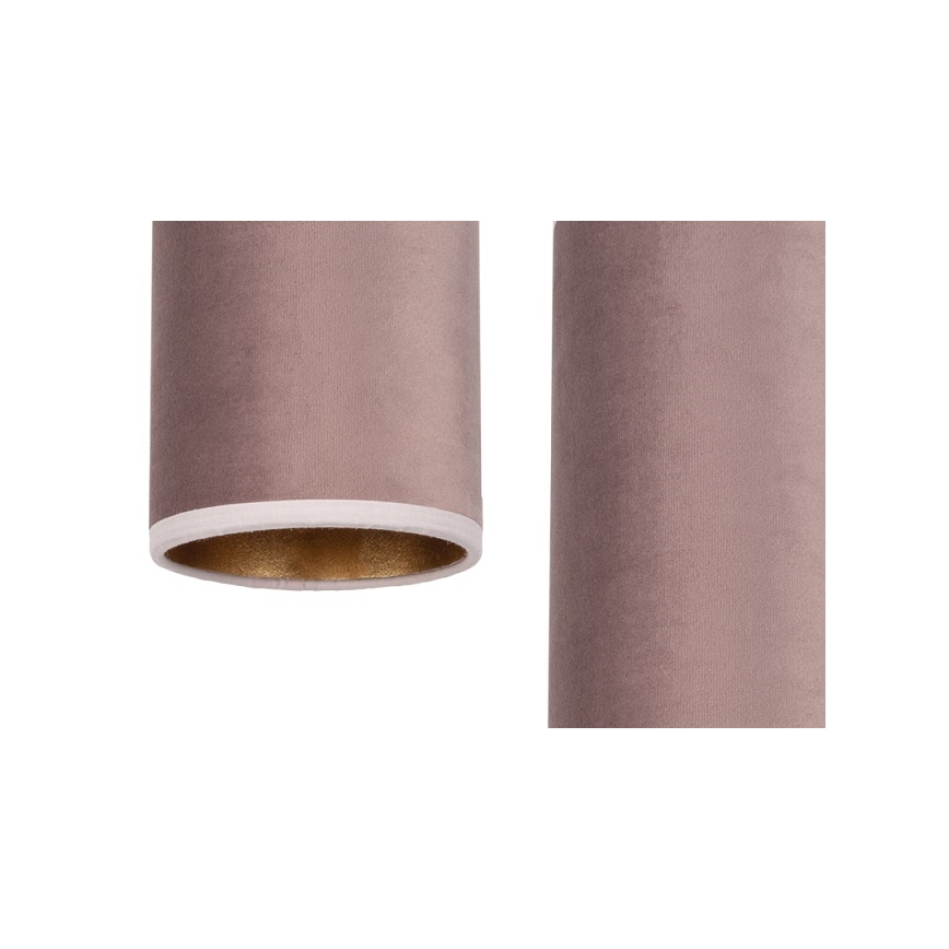 Lampadario a sospensione con filo AVALO 2xE27/60W/230V diametro 20 cm rosa