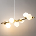 Lampadario a sospensione con filo AVOLA 7xG9/12W/230V oro