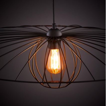 Lampadario a sospensione con filo BARBELLA 1xE27/60W/230V diametro 80 cm