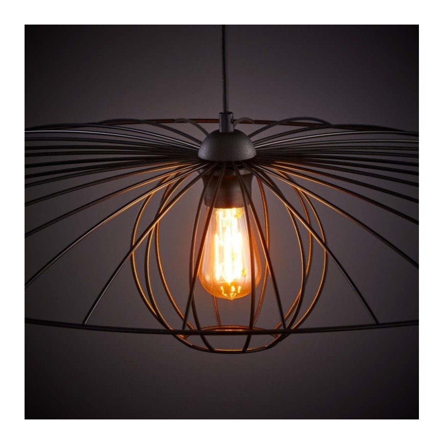 Lampadario a sospensione con filo BARBELLA 1xE27/60W/230V diametro 80 cm
