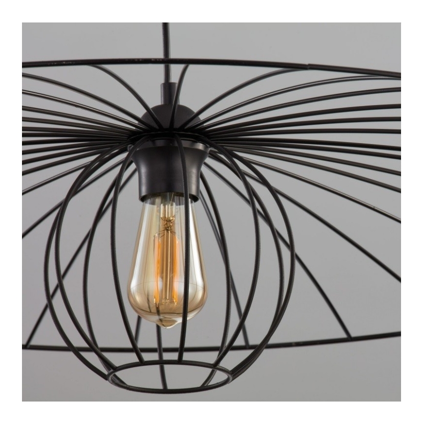 Lampadario a sospensione con filo BARBELLA 1xE27/60W/230V diametro 80 cm