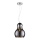 Lampadario a sospensione con filo BELLO 1xE27/60W/230V diametro 30 cm cromo