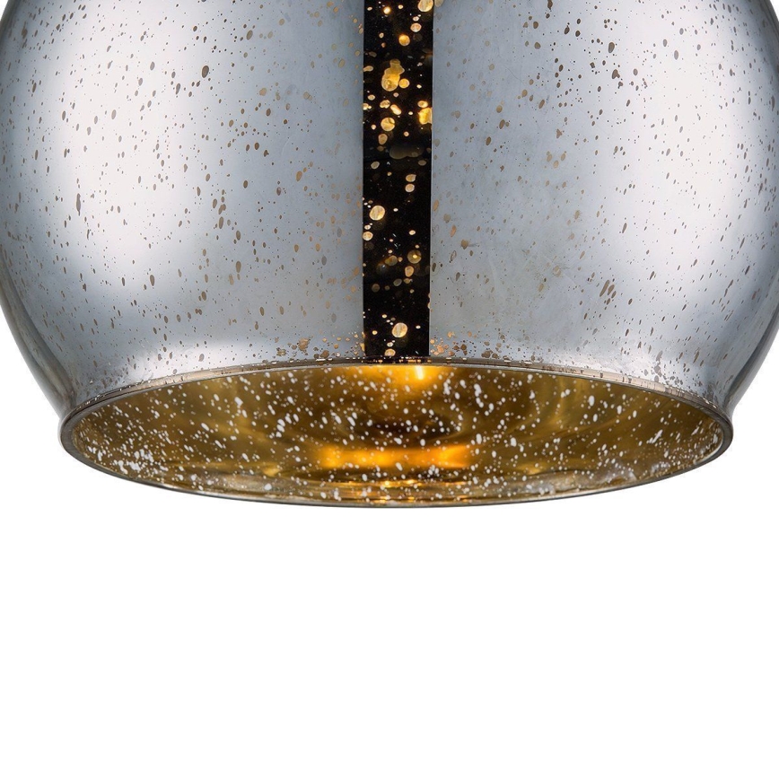 Lampadario a sospensione con filo BELLO 1xE27/60W/230V diametro 30 cm cromo