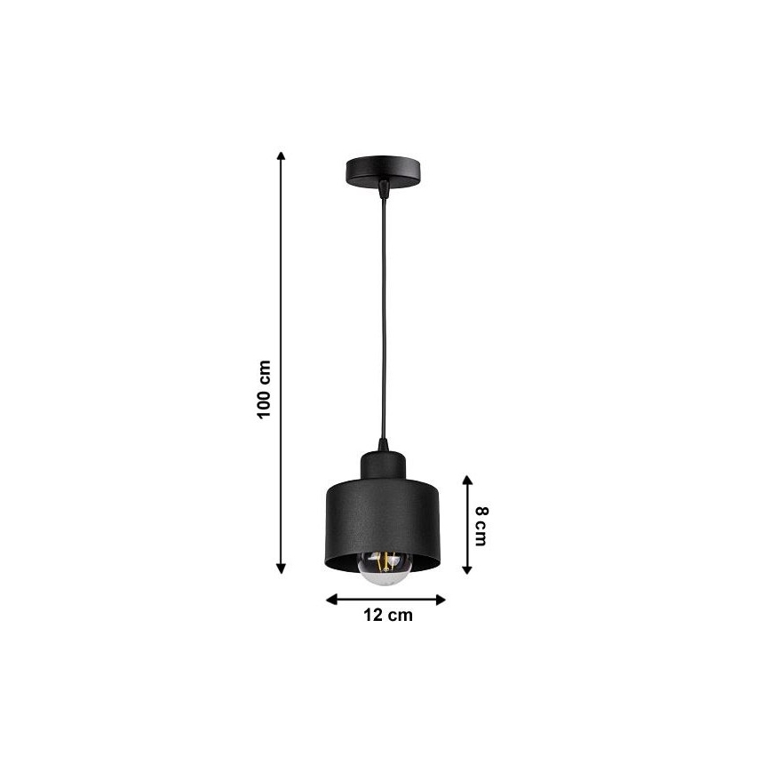 Lampadario a sospensione con filo BODO 1xE27/60W/230V